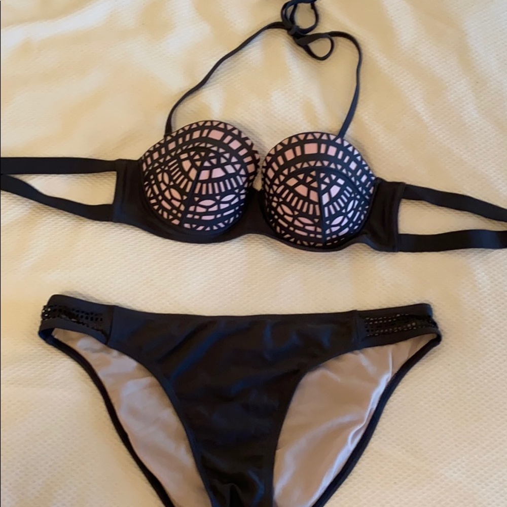 Laser cut detail bikini